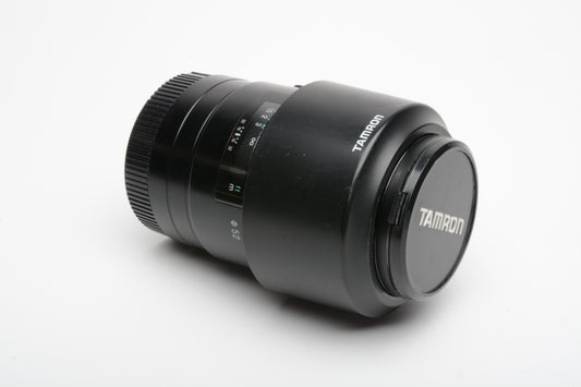 Tamron 90mm f2.5 52EM Macro lens for Minolta Maxxum / Sony A Mount, +Hood, UV