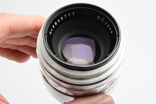 Carl Zeiss Jena Tessar 80mm F2.8 Lens Exakta Mount, Clear & Sharp!