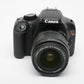 Canon Rebel T2i DSLR w/EF-S 18-55mm f3.5-5.6 IS, batt+charger++ Only 2310 Acts!