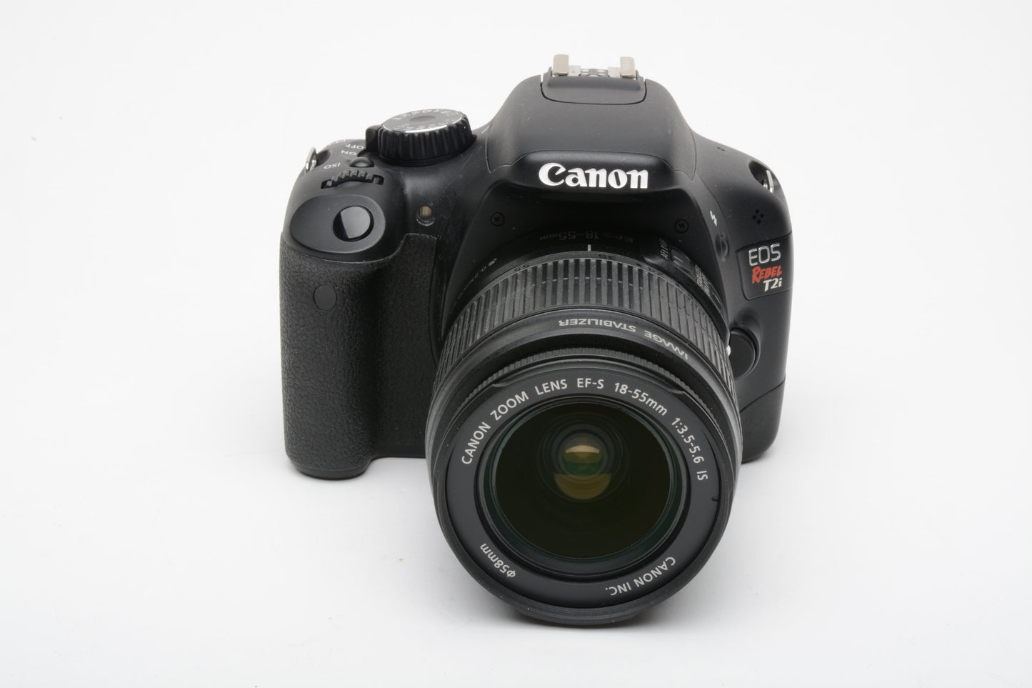 Canon Rebel T2i DSLR w/EF-S 18-55mm f3.5-5.6 IS, batt+charger++ Only 2310 Acts!