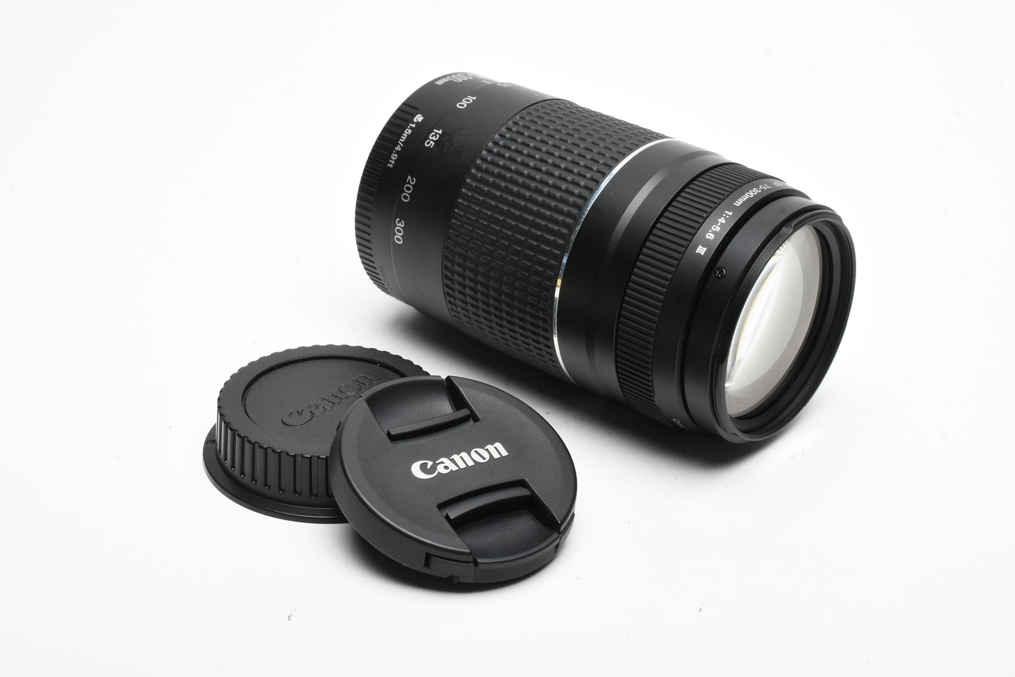 Canon EF 75-300mm f4-5.6 III Telephoto zoom, caps, Good!