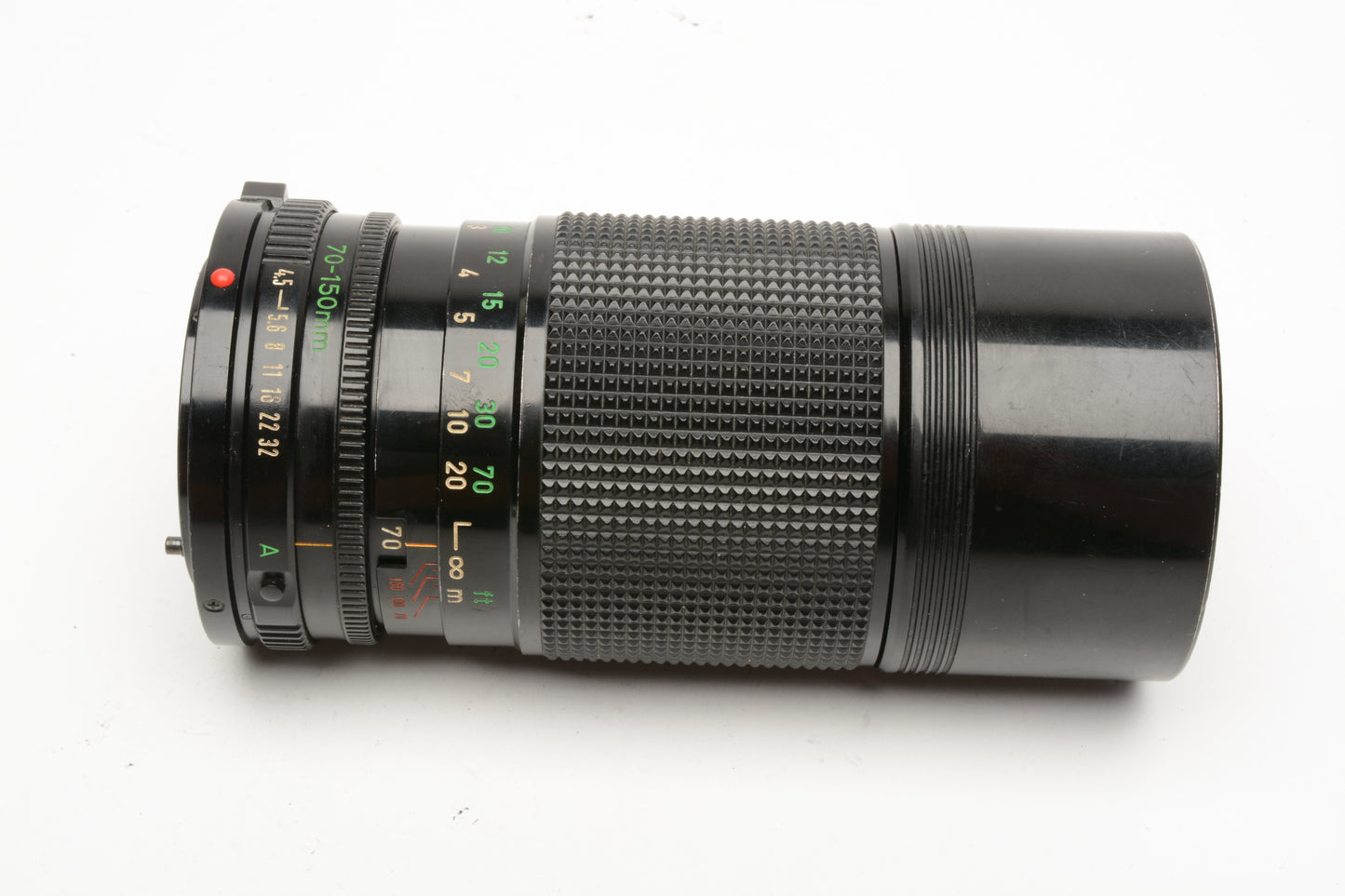 Canon FD 75-150mm f4.5 zoom lens, Bargain, Caps