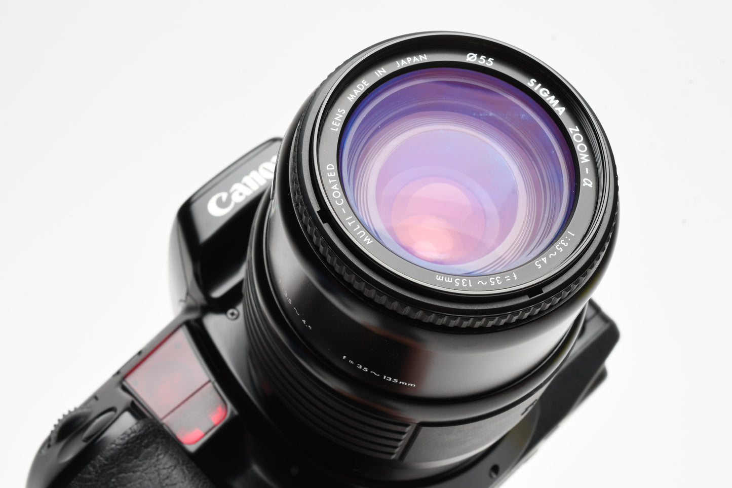 Canon EOS 10S 35mm SLR w/Sigma AF 35-135mm zoom lens, strap, Tested