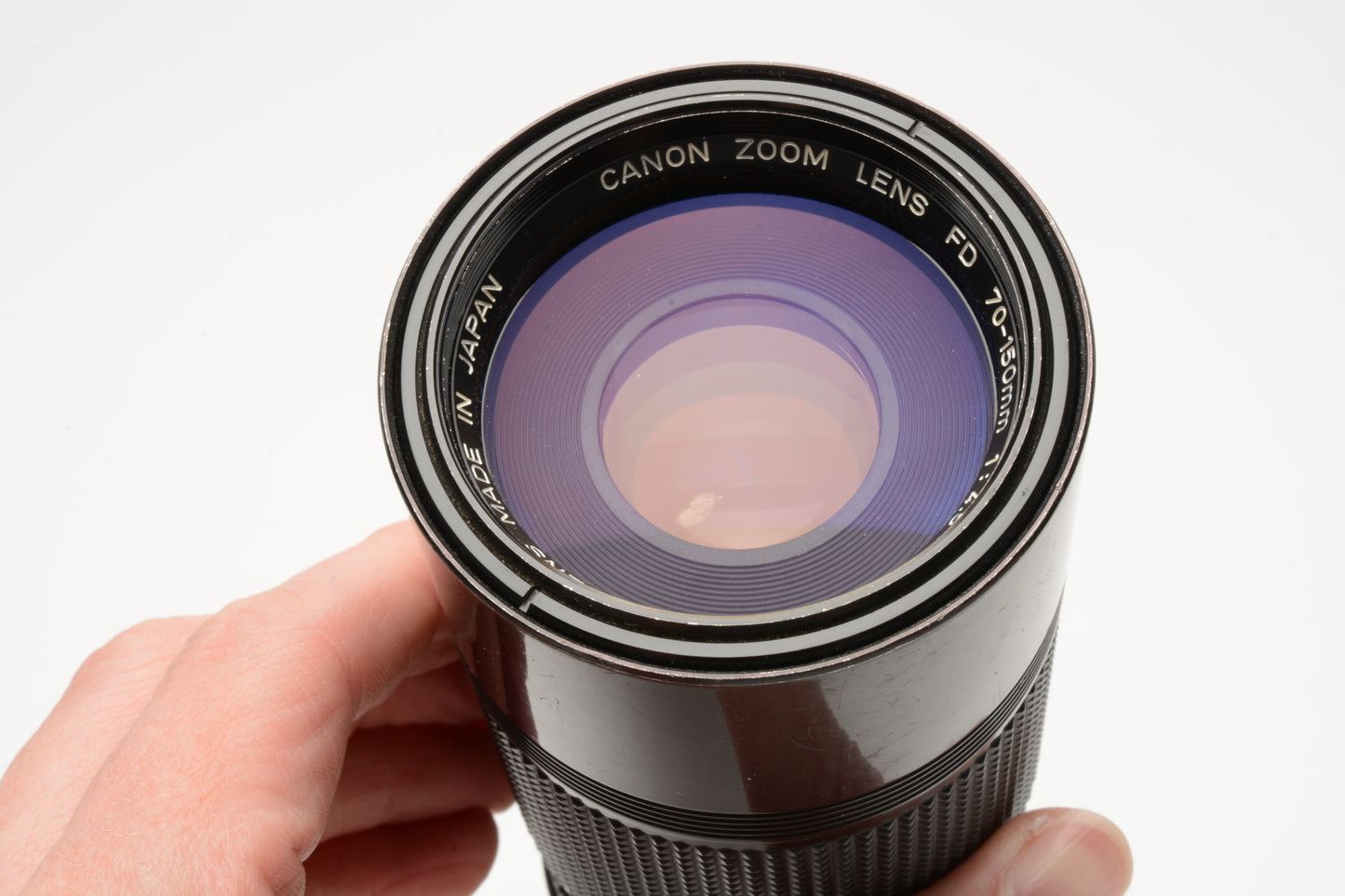 Canon FD 75-150mm f4.5 zoom lens, Bargain, Caps