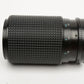 Tokina RMC 80-200mm f3.5-4.5 zoom lens Nikon F AI-s Mount, Caps, Mint-