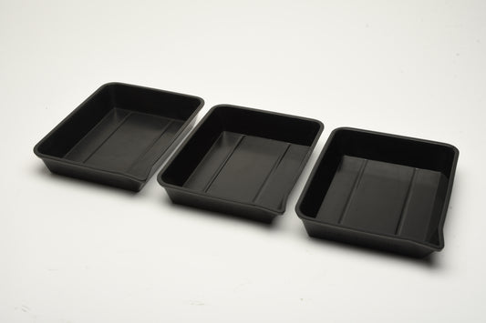 3X ACE Hard Rubber 7x9 darkroom printing trays for 5x7 Printing, Clean