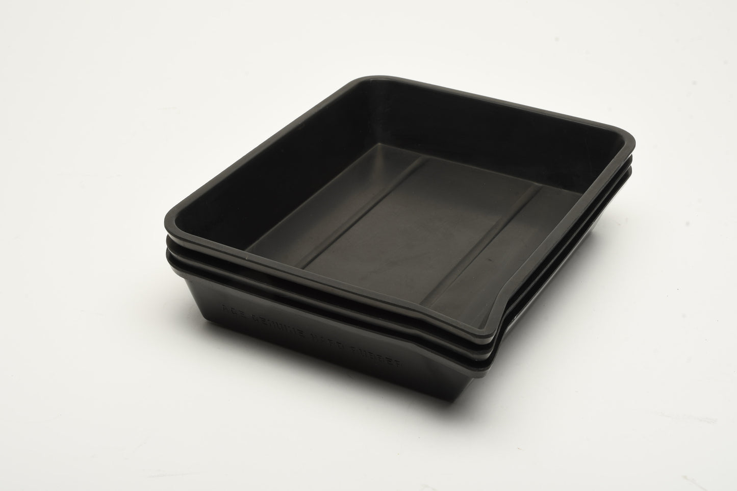 3X ACE Hard Rubber 7x9 darkroom printing trays for 5x7 Printing, Clean