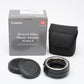 Canon Drop-In Filter Mount Adapter EF-EOS R with Circular Polarizer Filter, Mint- Boxed