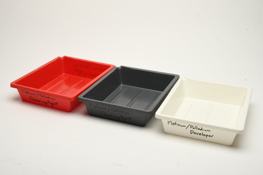 3X Photax 7x9 darkroom trays for 5x7 Printing trays, Clean