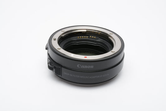 Canon Drop-In Filter Mount Adapter EF-EOS R with Circular Polarizer Filter, Mint- Boxed