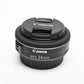 Canon EFS 24mm F2.8 STM Pancake macro lens, w/Caps, Mint