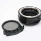 Canon Drop-In Filter Mount Adapter EF-EOS R with Circular Polarizer Filter, Mint- Boxed