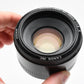 Canon EF 50mm f1.8 II prime lens, caps, Clean, + UV filter