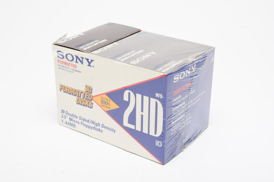 29X Sony MFD-2HD IBM Formatted Micro Floppy Discs, NEW