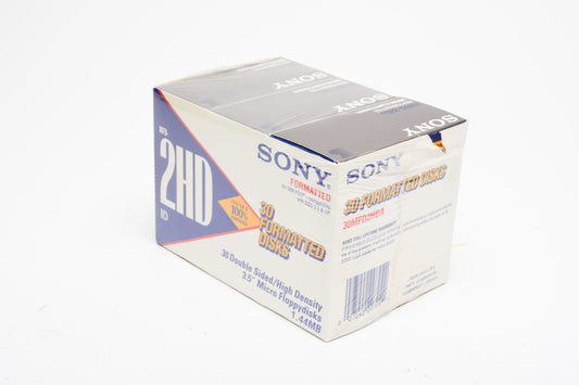29X Sony MFD-2HD IBM Formatted Micro Floppy Discs, NEW