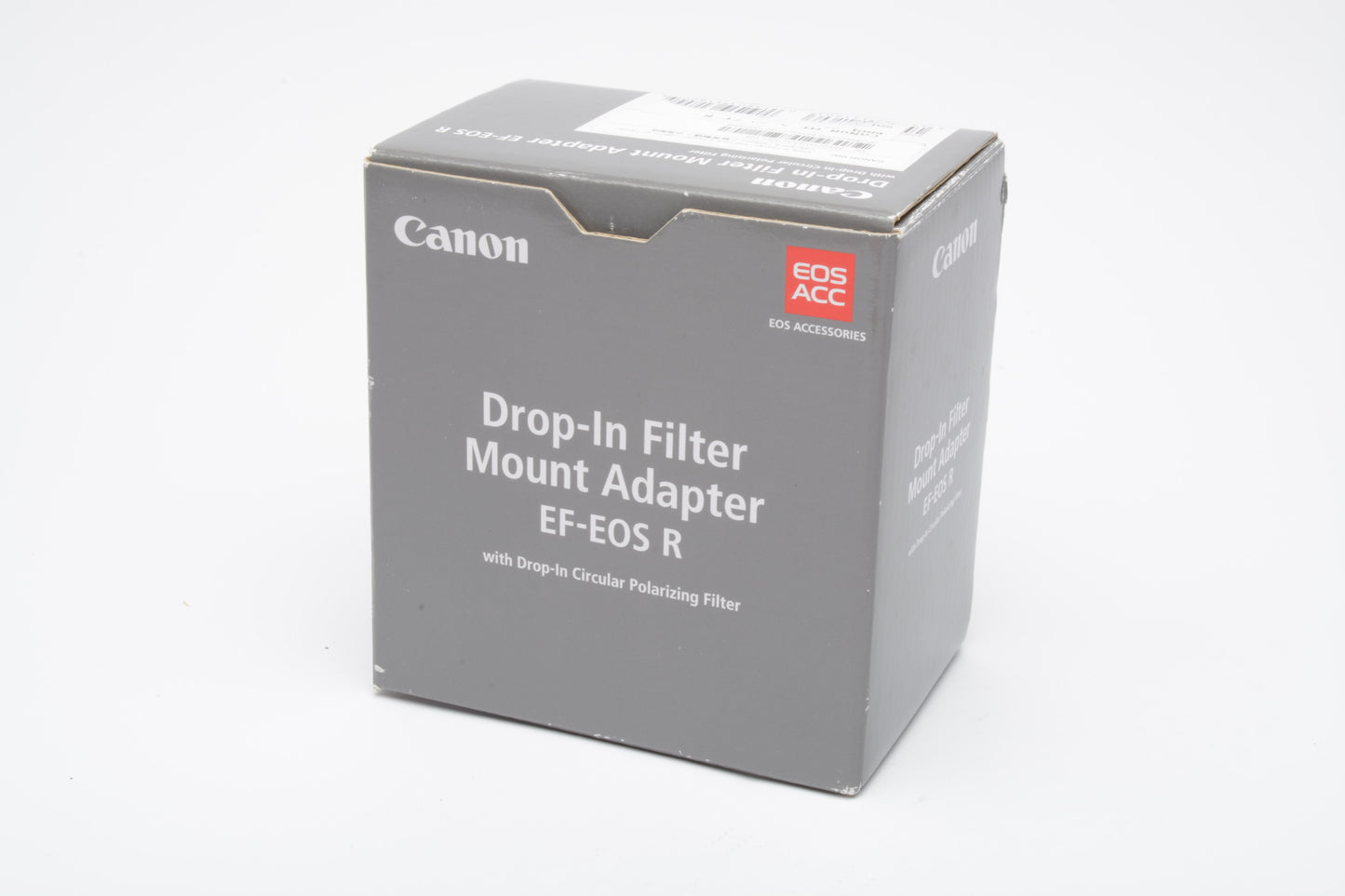 Canon Drop-In Filter Mount Adapter EF-EOS R with Circular Polarizer Filter, Mint- Boxed