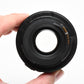 Canon EF 50mm f1.8 II prime lens, caps, Clean, + UV filter