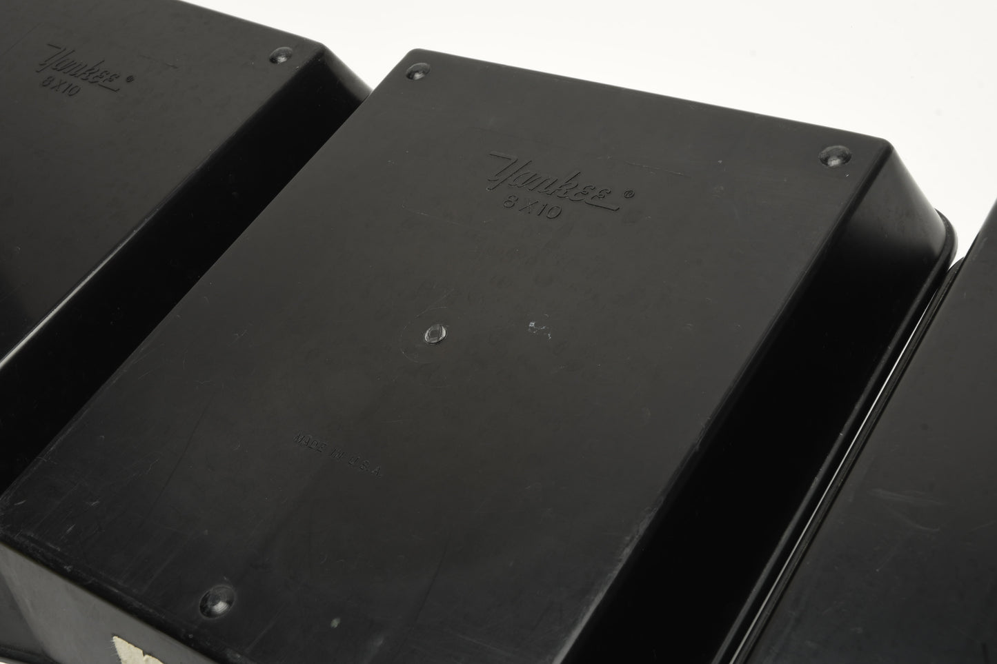 3X Yankee 10x12" darkroom printing trays for 8x10 Printing, Clean