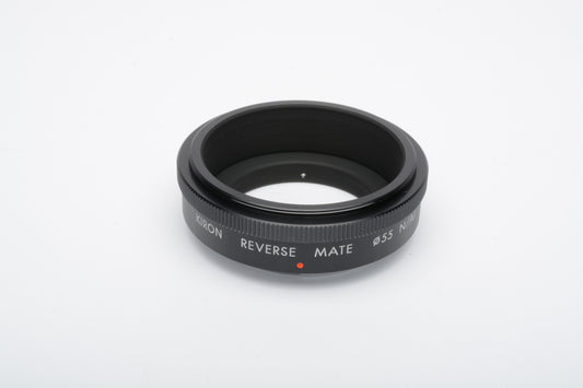 Kiron Reverse ring adapter 55mm to Nikon AI mount, Mint-