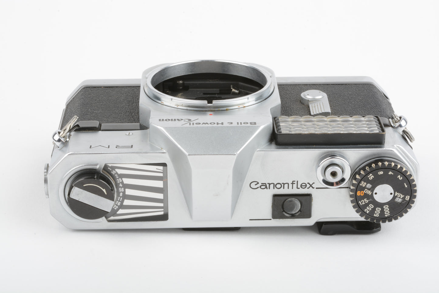 Bell & Howell Canon Canonflex RM 35mm SLR body, working meter & speeds, clean!