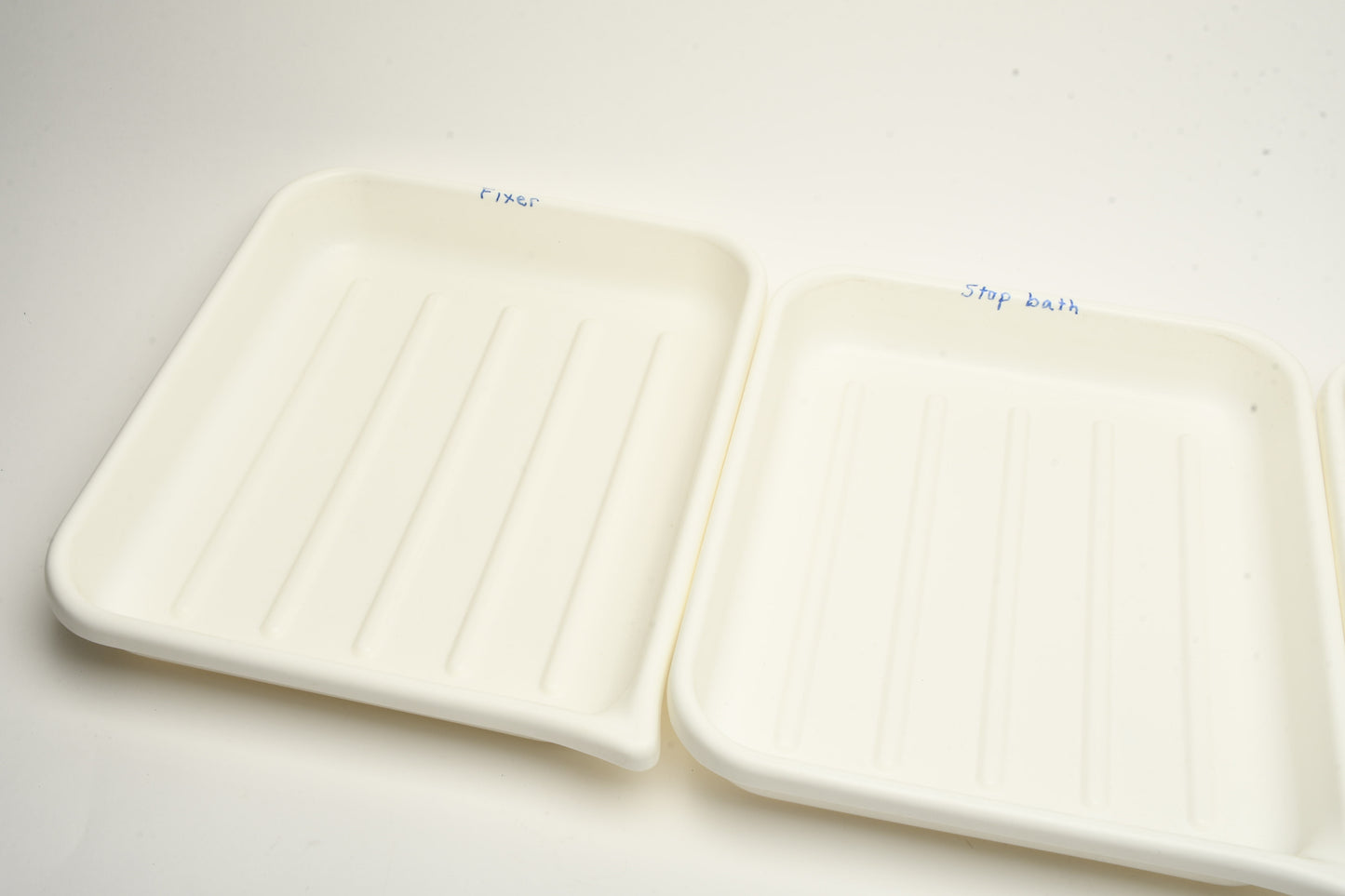 3X White 10.5x12.5" darkroom printing trays for 8x10 Printing, Clean