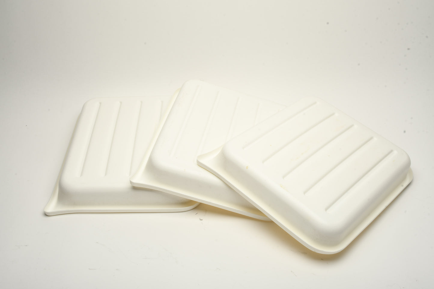 3X White 10.5x12.5" darkroom printing trays for 8x10 Printing, Clean