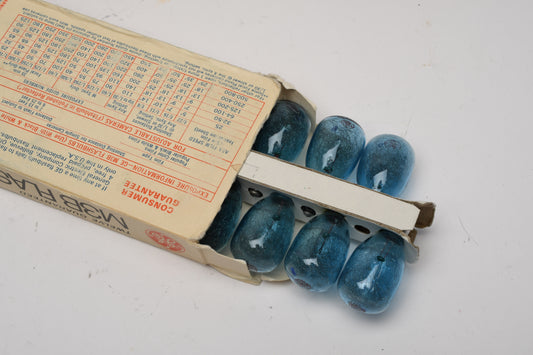 Bundle of 12 12-Lamp packs of M3B Blue bulbs (Total 144 bulbs) Boxed