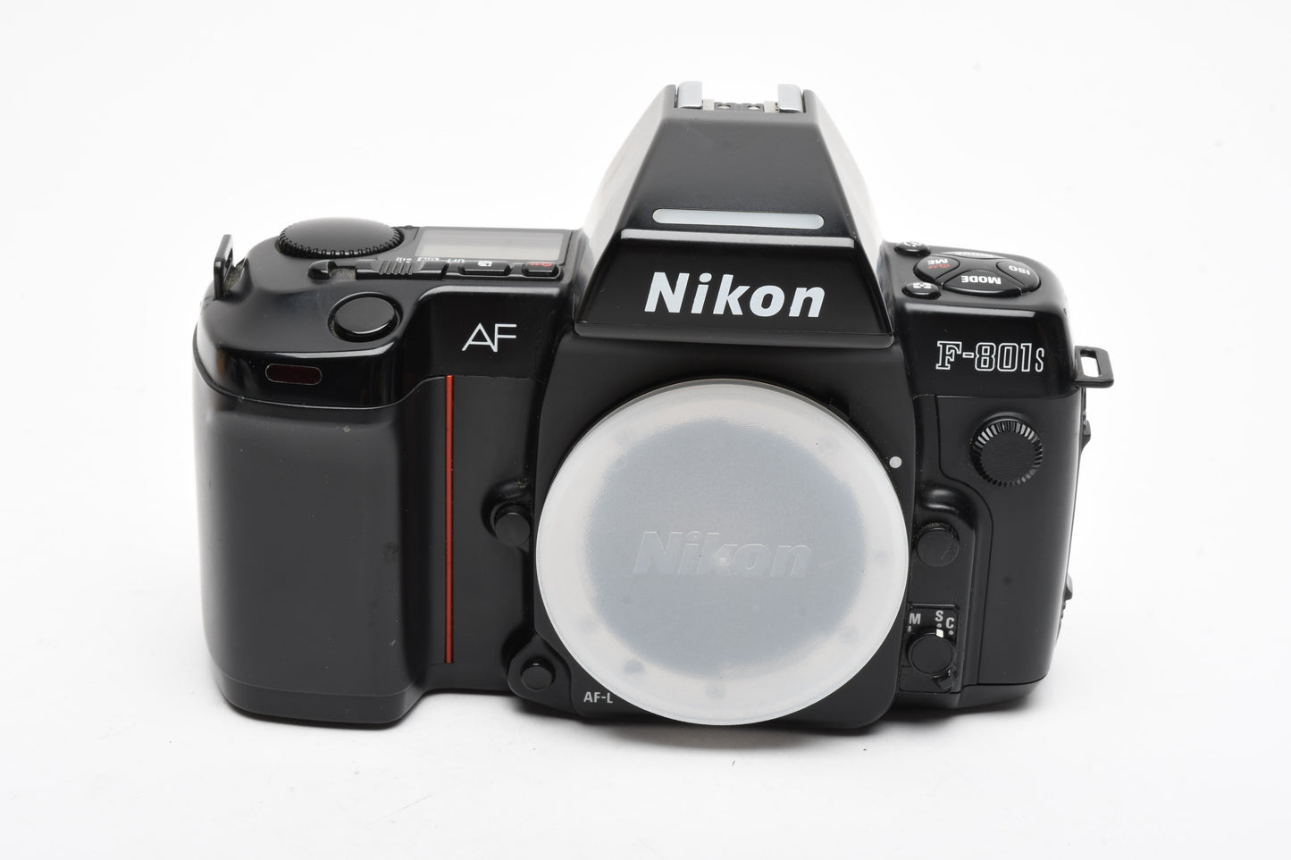 Nikon F-801s (N8008s) SLR Body, Clean, accurate +Eyepiece, Strap, Manual, Box