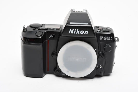 Nikon F-801s (N8008s) SLR Body, Clean, accurate +Eyepiece, Strap, Manual, Box
