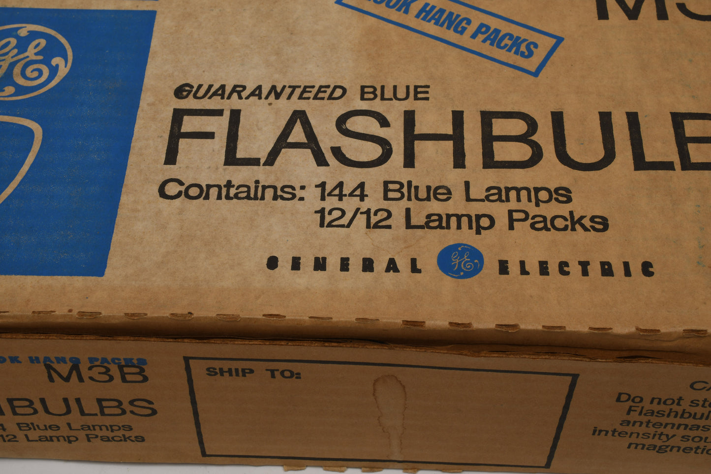 Bundle of 12 12-Lamp packs of M3B Blue bulbs (Total 144 bulbs) Boxed