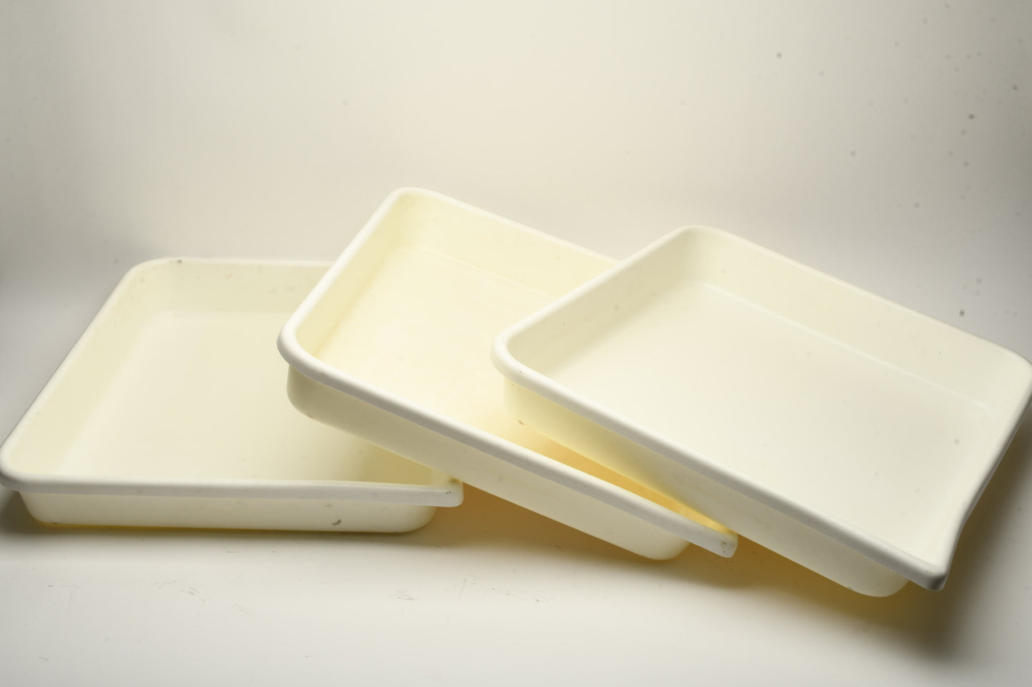 3X Cesco Lite 17x20" darkroom printing trays for up to 14x17" printing, clean