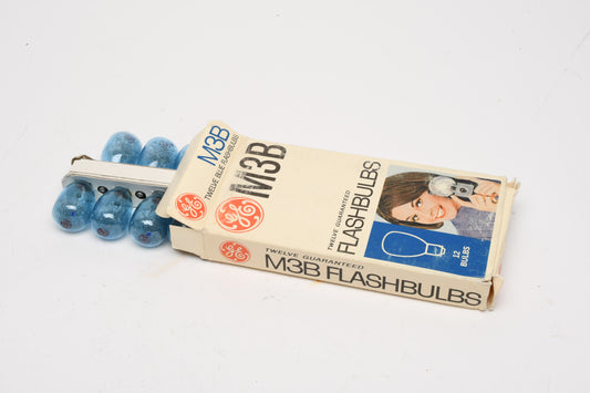 12-Lamp pack of M3B Blue bulbs (Total 12 bulbs) Boxed