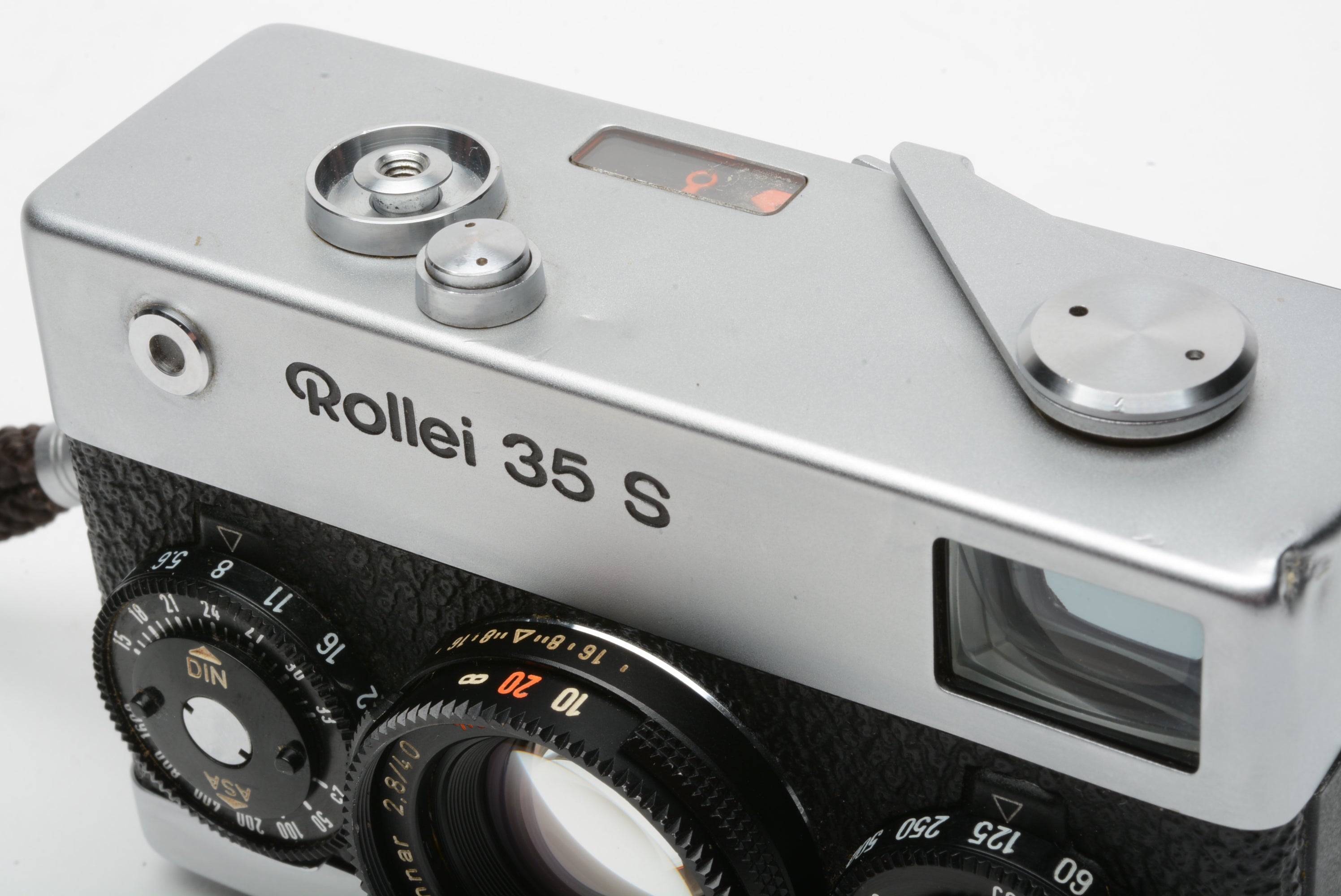 Rollei 35 S compact 35mm camera w/E15B flash, case, CLA'd, very