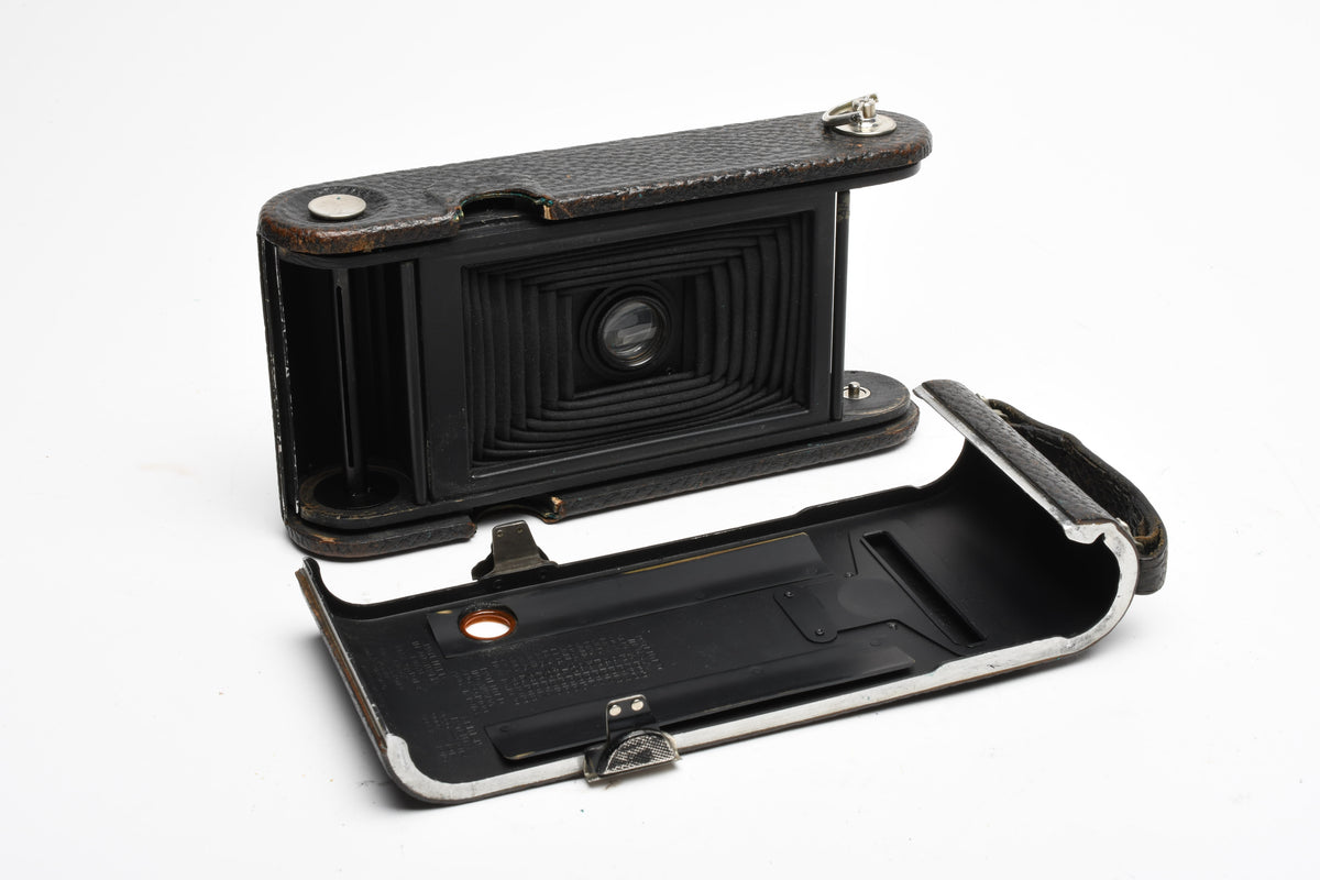 Kodak No. 1A Pocket Kodak Autographic Camera, w/Case, Stylus, very nice!
