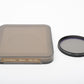 Platinum 58mm Circular Polarizing filter in jewel case, very clean