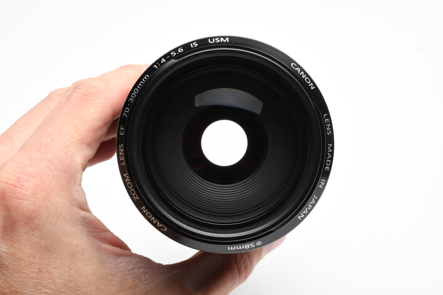 Canon EF 70-300mm f4-5.6 IS USM zoom lens, Caps, Great!