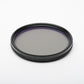 Platinum 58mm Circular Polarizing filter in jewel case, very clean