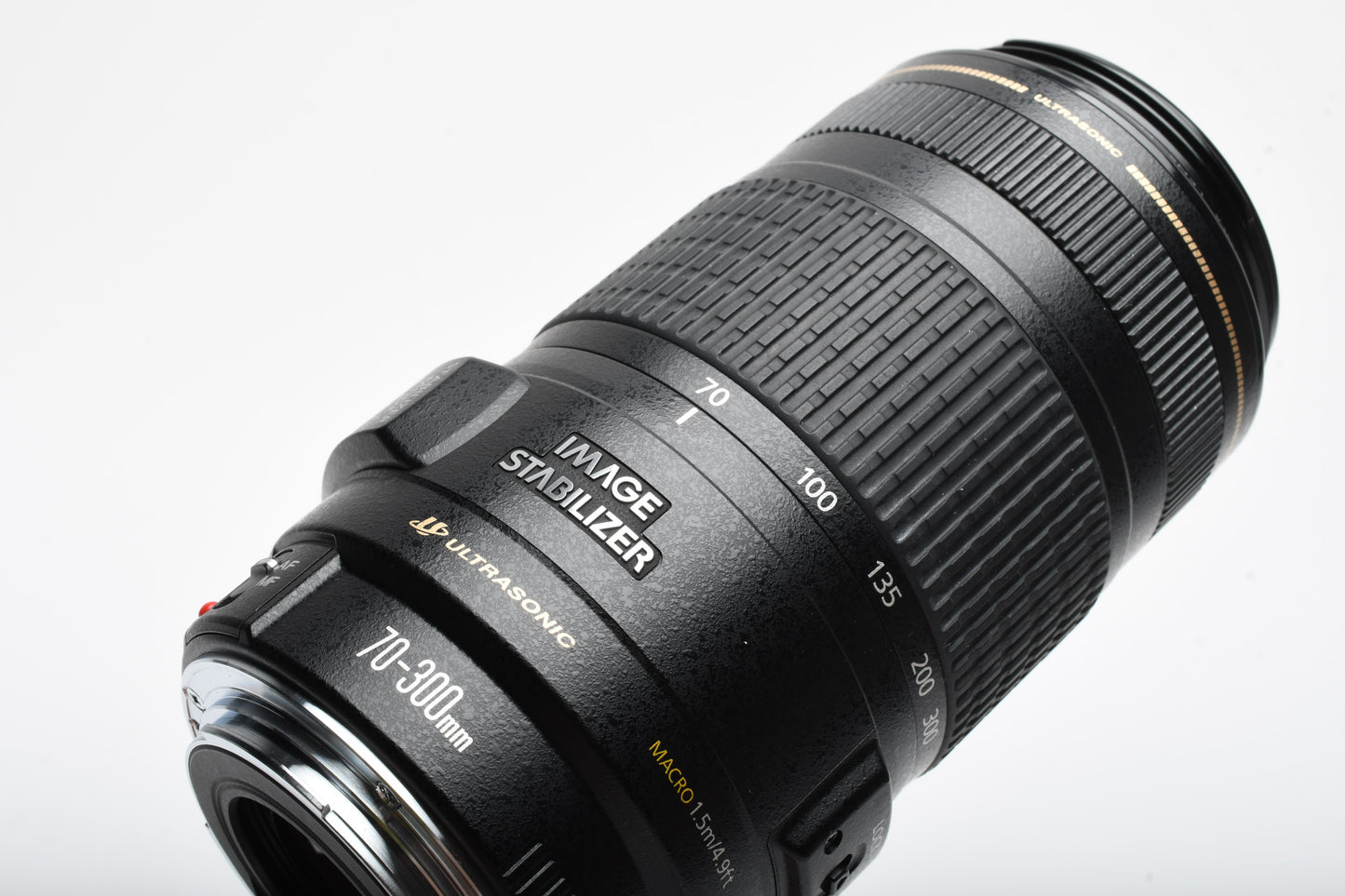 Canon EF 70-300mm f4-5.6 IS USM zoom lens, Caps, Great!