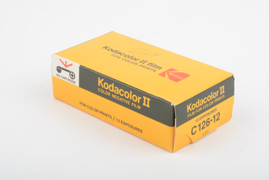 Kodak Kodacolor II C126-12 film Expired 07/1985