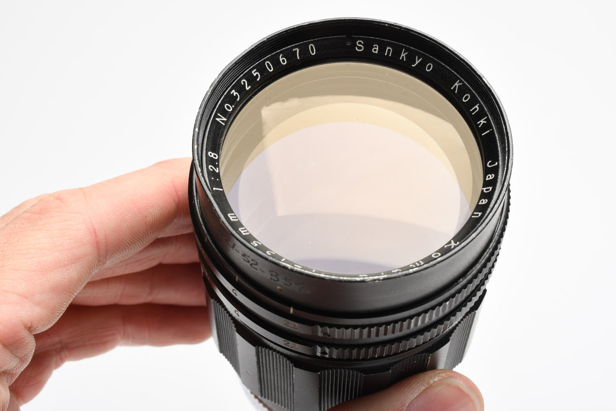 Sankyo Kohki Komura 135mm F2.8 Lens Exakta Mount, Clear & Sharp!
