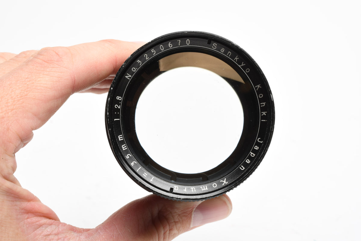 Sankyo Kohki Komura 135mm F2.8 Lens Exakta Mount, Clear & Sharp!