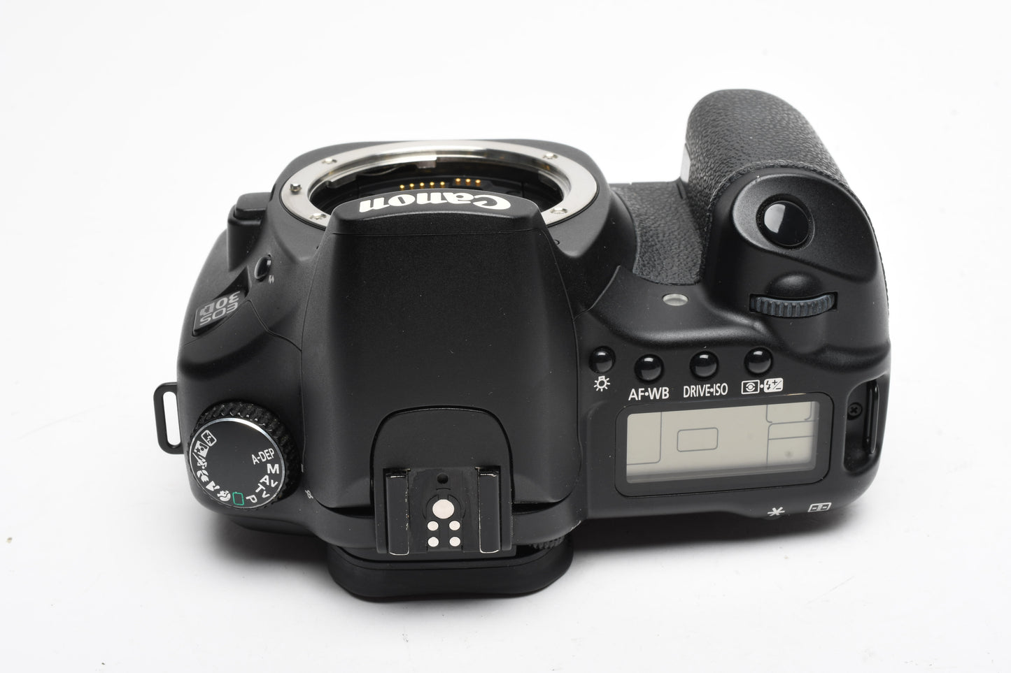 Canon EOS 30D DSLR Body, batt+charger+strap, Works great, Mint-