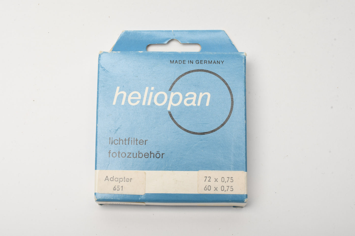 Heliopan Adapter 651 E 72/60 step ring 72mm/60mm - new in box