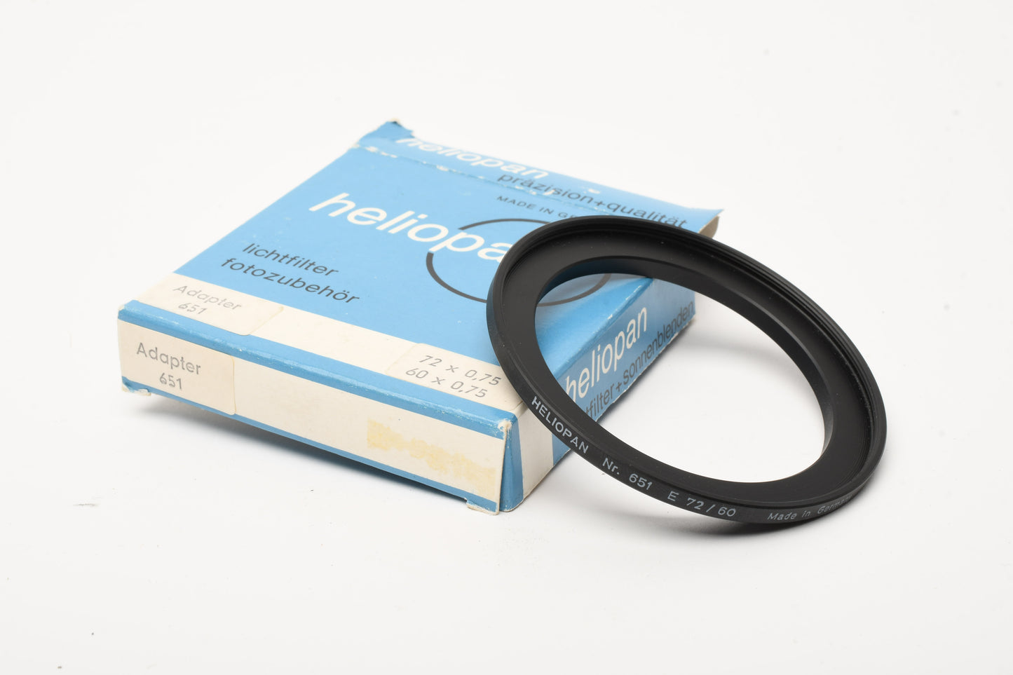 Heliopan Adapter 651 E 72/60 step ring 72mm/60mm - new in box