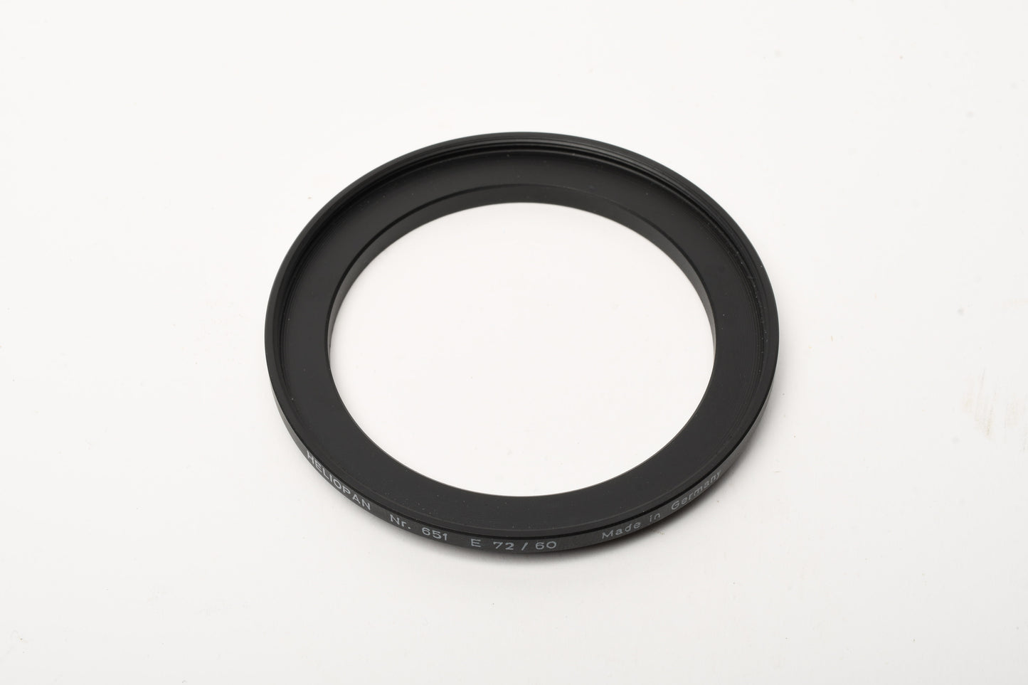 Heliopan Adapter 651 E 72/60 step ring 72mm/60mm - new in box