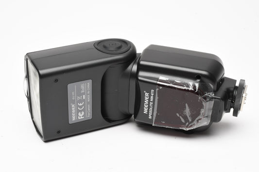 Neewer NW-670 Speedlite flash with LCD Display for Canon +stand, pouch, manual
