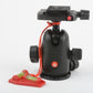 Manfrotto 498RC2 ball head w/QR plate, + bubble level, nice and clean