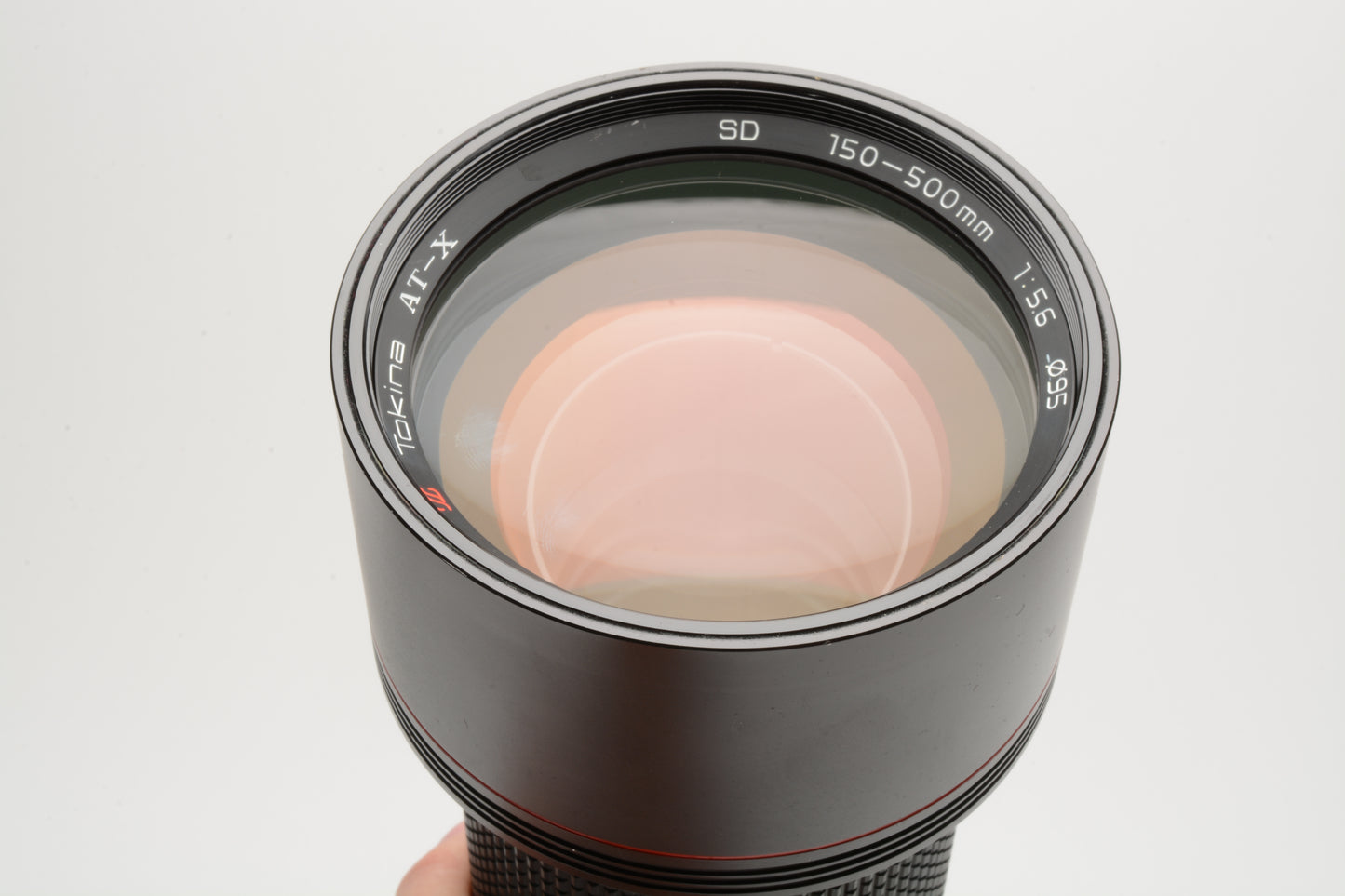 Tokina SD 150-500mm f5.6 w/B+W 010 95E UV, caps, case, collar, Nice! Canon FD