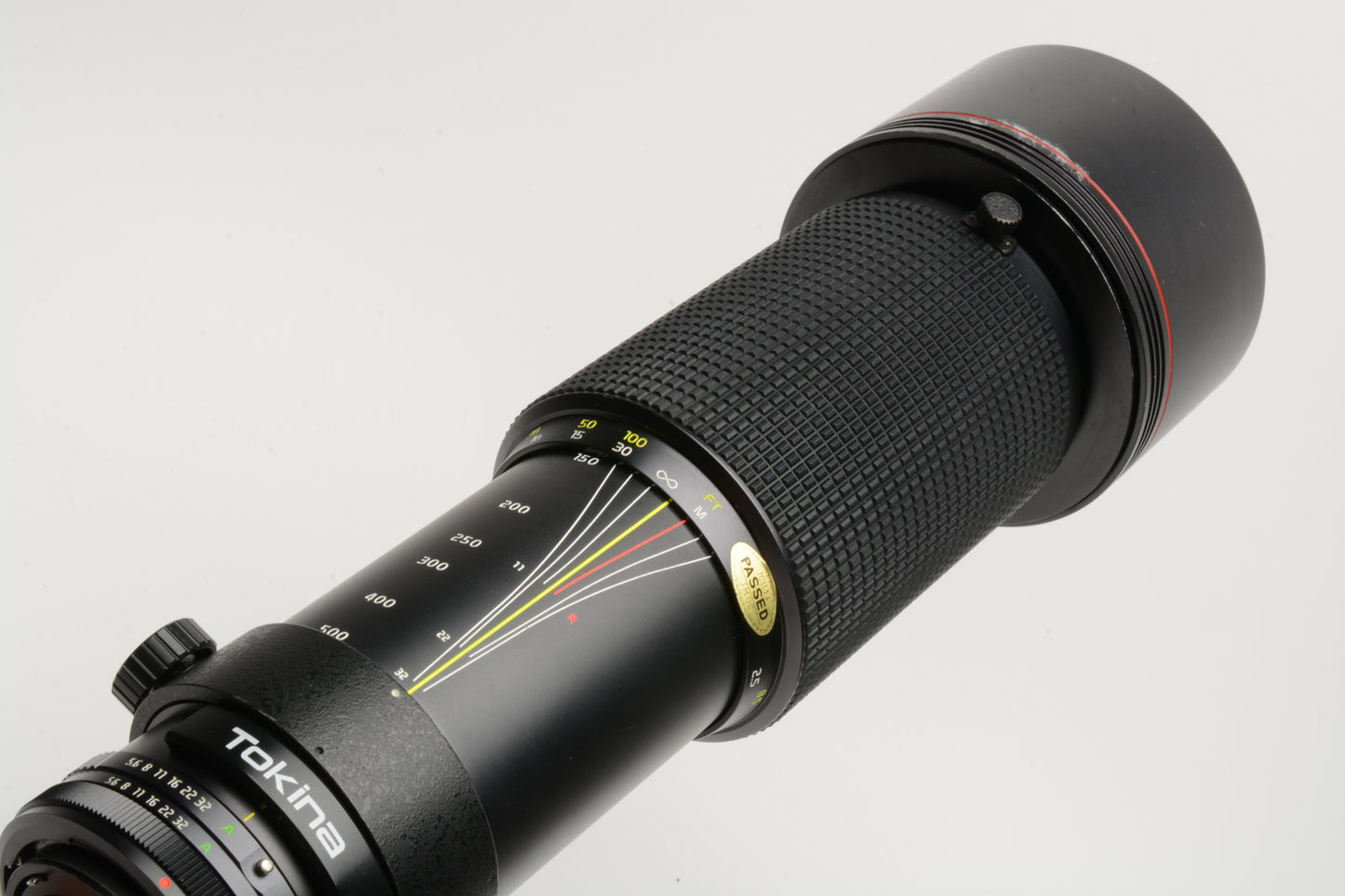 Tokina SD 150-500mm f5.6 w/B+W 010 95E UV, caps, case, collar, Nice! Canon FD