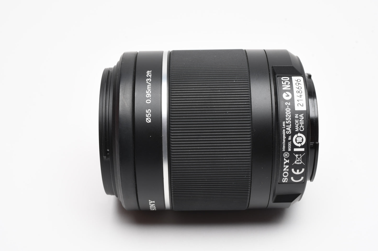 Sony AF 55-200mm f4-5.6 v.2 DT SAM lens, caps, hood, Boxed, Mint-